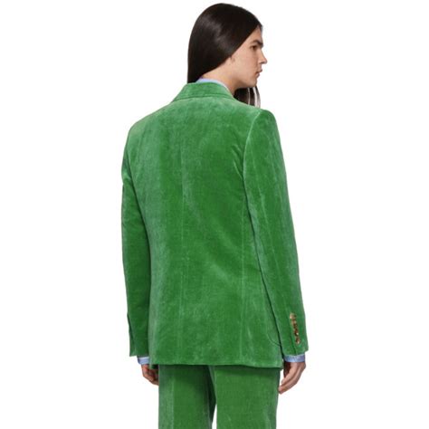 gucci vintage blazer|gucci green velvet blazer.